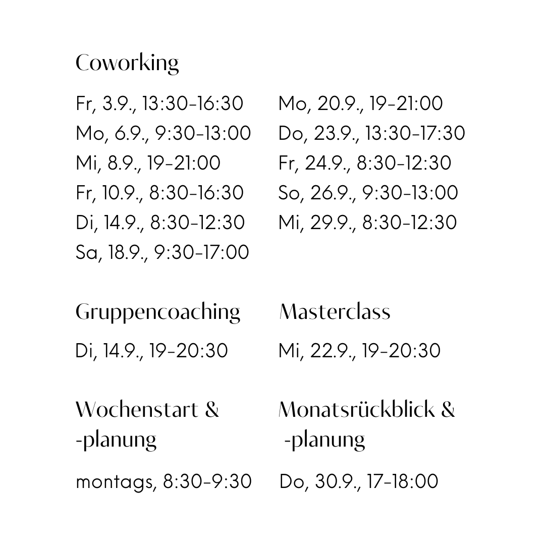 Doktoranden-Community-Termine-September